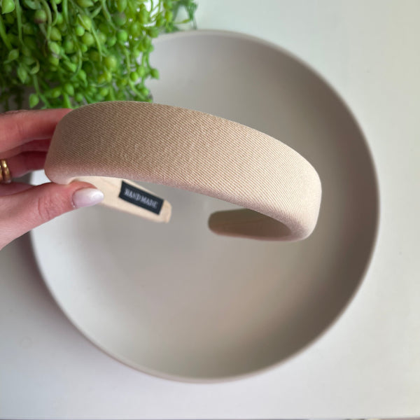 Padded Linen Headband