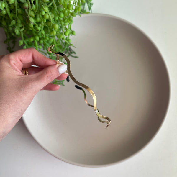 Wavy Metal Headband