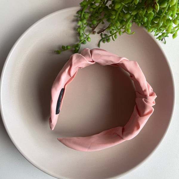 Scrunchie Headband - Light Pink