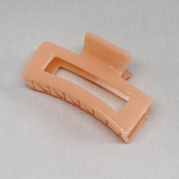 Cutout Hair Claw - Peach