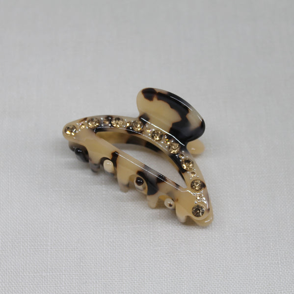 Embellished Mini Claw - Tortoiseshell