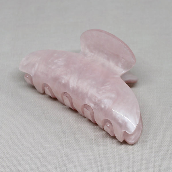 Marbled Resin Claw - Pink